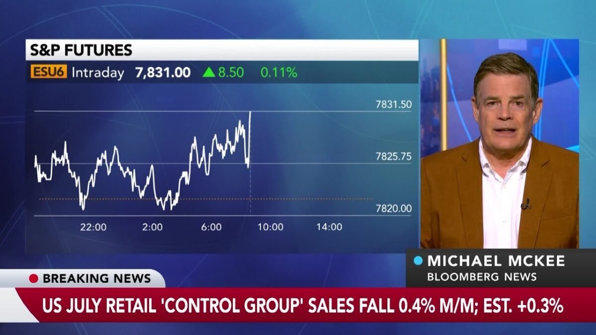 US Retail Sales Drop More Than Expected in July