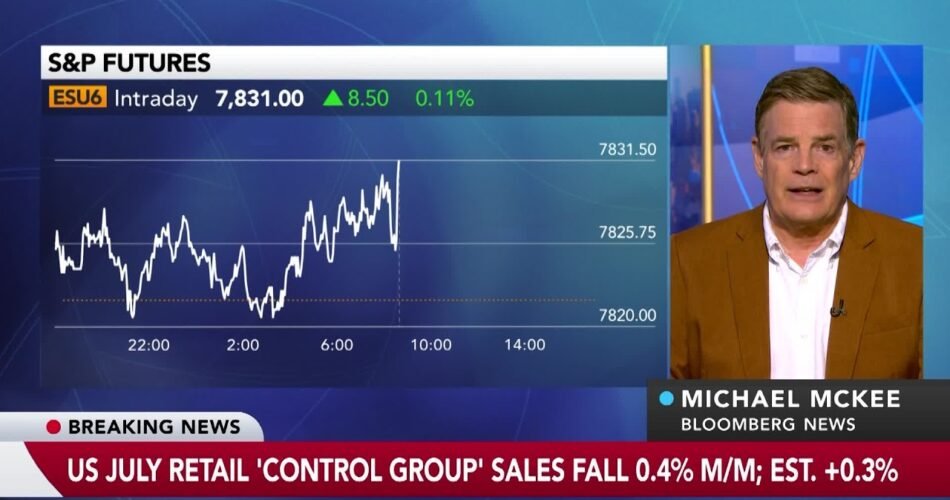 US Retail Sales Drop More Than Expected in July