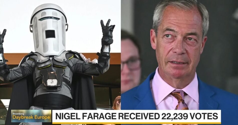 Nigel Farage Wins UK Special Election Over Count Binface