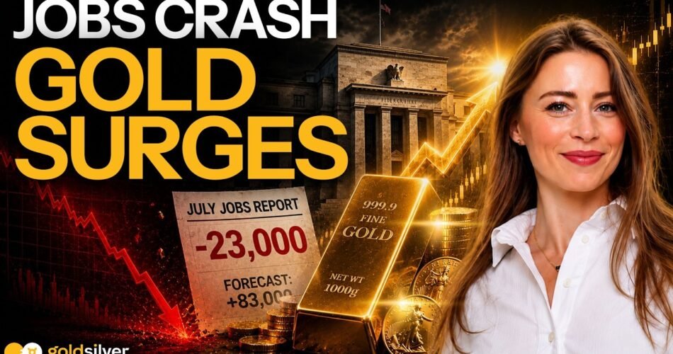 The Economy Lost 23,000 Jobs. Gold Went Straight Up.