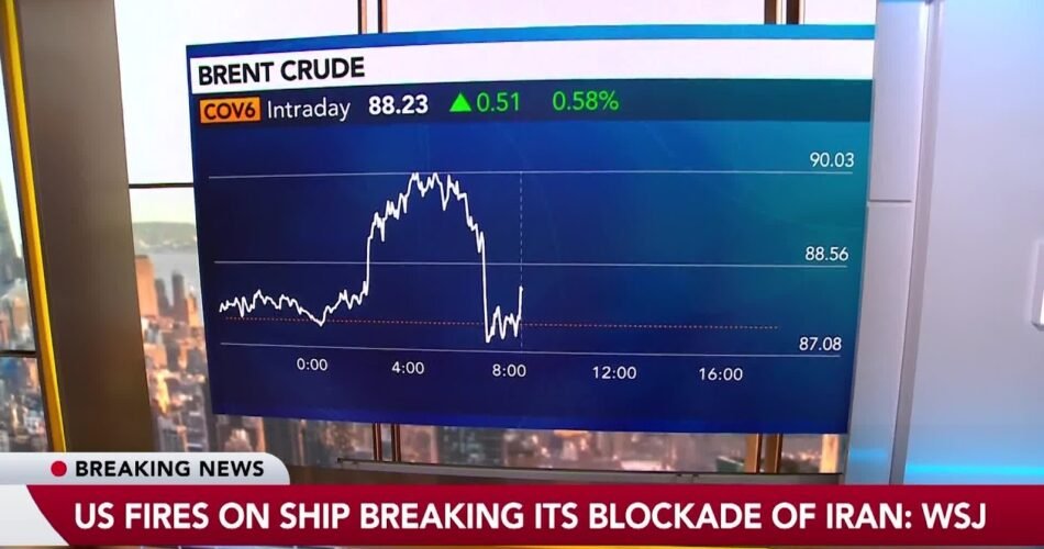 US Fires on Ship Breaking Iran Blockade: WSJ