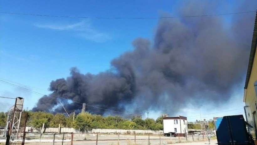 Ukraine Drones Spark Fire at Russian Refinery as Fuel Crisis Worsens