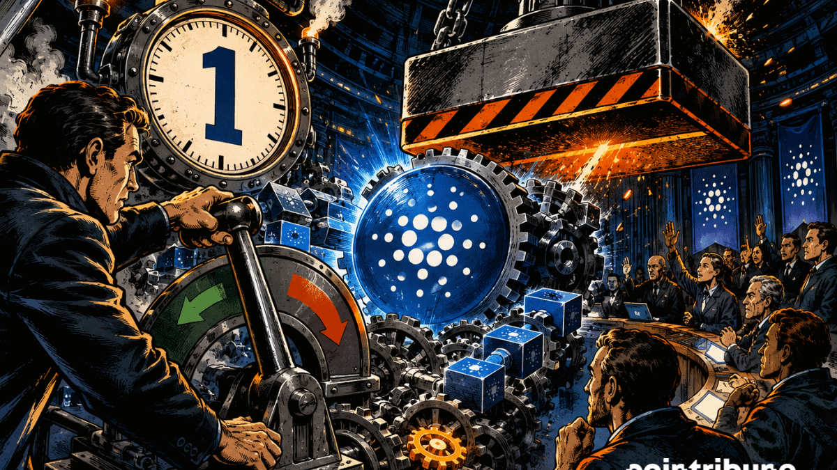 Crypto: Cardano Just Days Away From a Major Governance Deadlock