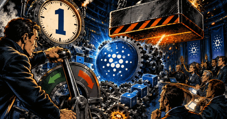 Crypto: Cardano Just Days Away From a Major Governance Deadlock