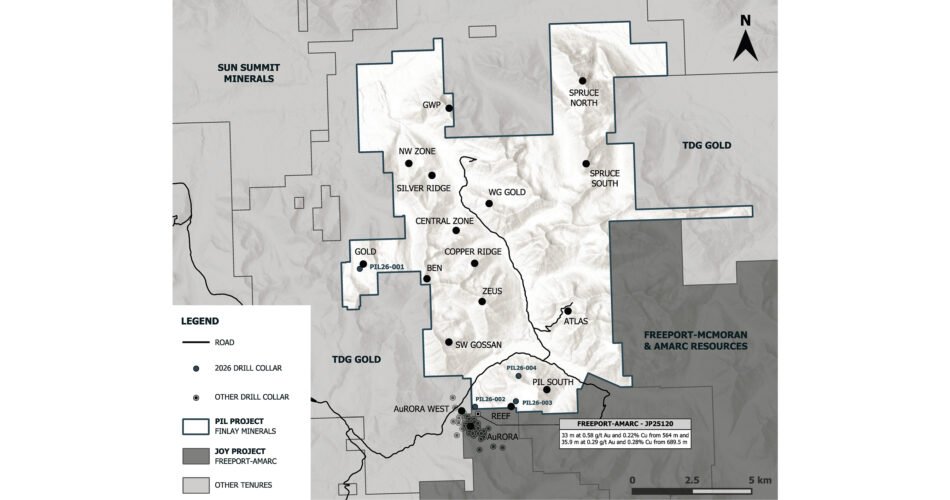 Finlay announces expanded 2026 PIL Drill Program with increase to 4,400 meters