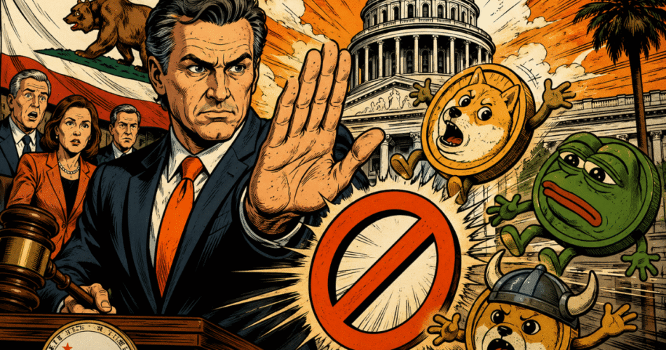 Memecoins: California Adopts a Law Banning Their Issuance by Public Officials