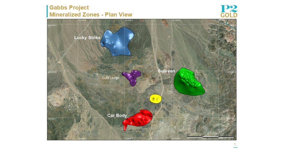 P2 Gold: Car Body Zone Metallurgy and Drill Results Support Plans to Accelerate Mining and Cash Flow; Gabbs Project Update