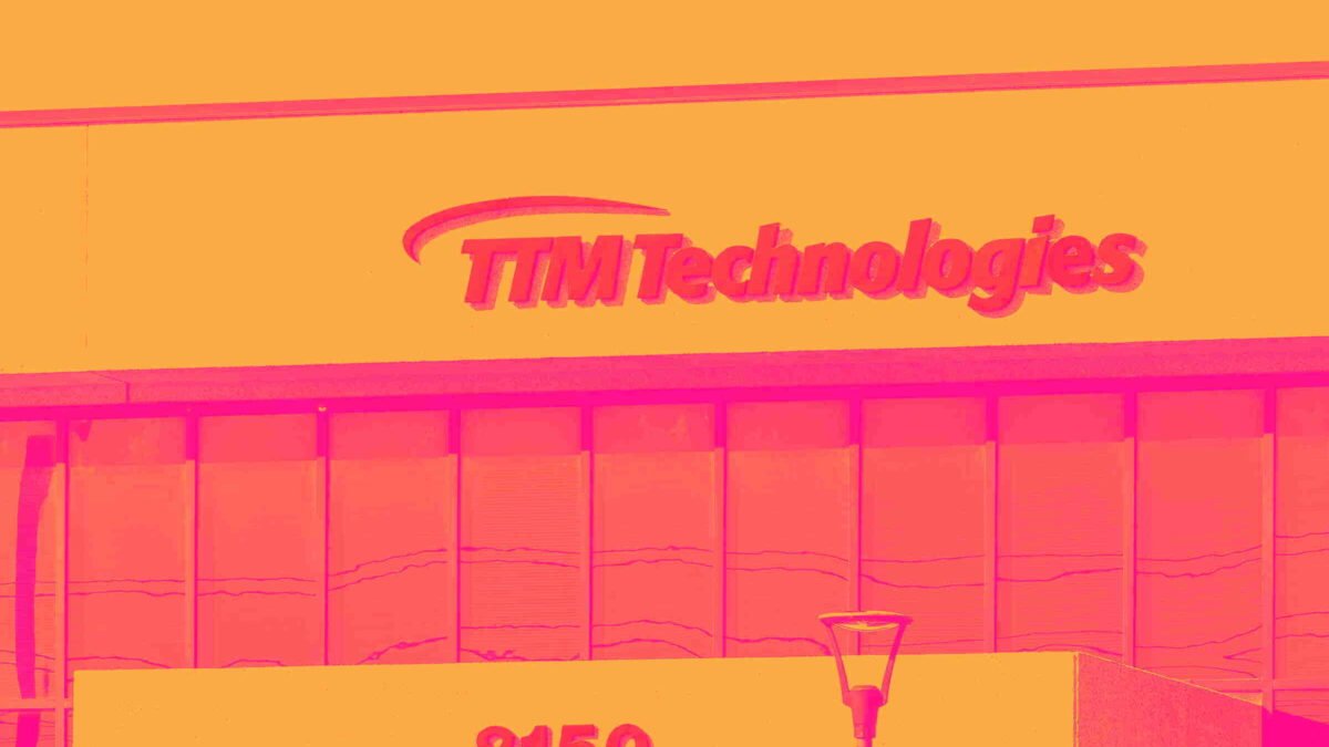 Why Is TTM Technologies (TTMI) Stock Rocketing Higher Today