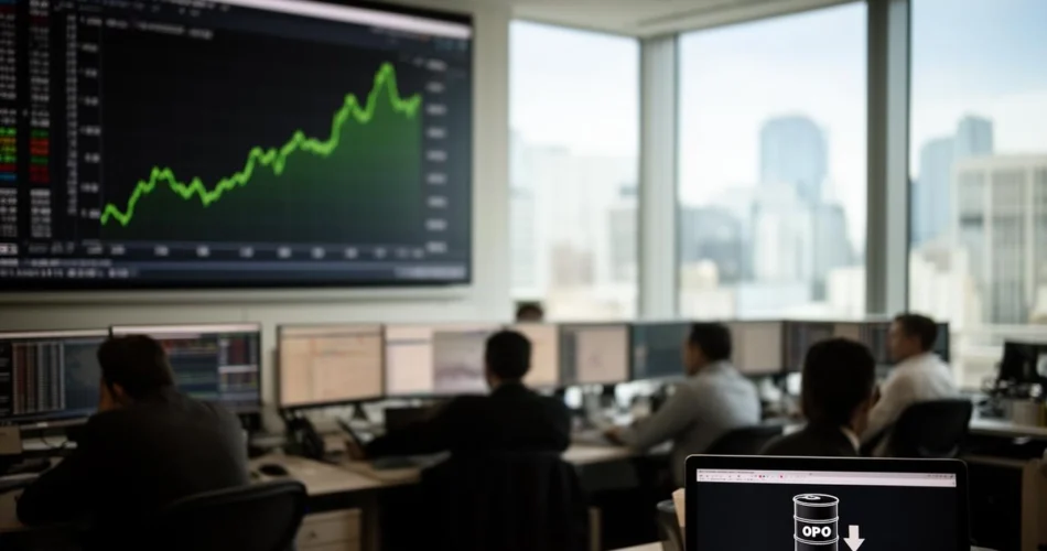 Dow extends gains, up 140 points as oil slump eases inflation fears; semis in wait-and-see mode — BigGo Finance