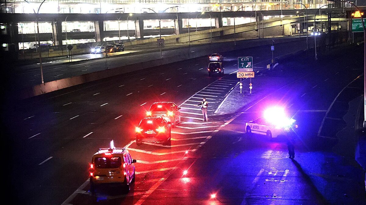 Airport chaos erupts after driver suddenly smashes through fence, hits plane and tractor: police