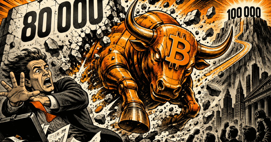 Bitcoin at $80,000: «Debasement Trade» Revives Crypto