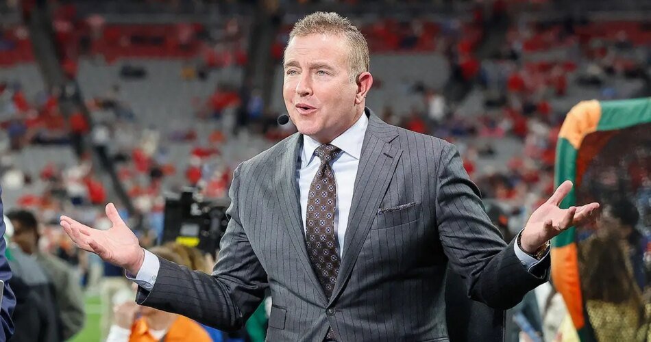 Kirk Herbstreit and his former gymnast wife have four boys thanks to handstands on the bed