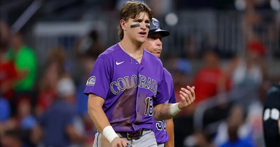 Rockies player benched after flipping off Braves fans, caught on video giving the bird