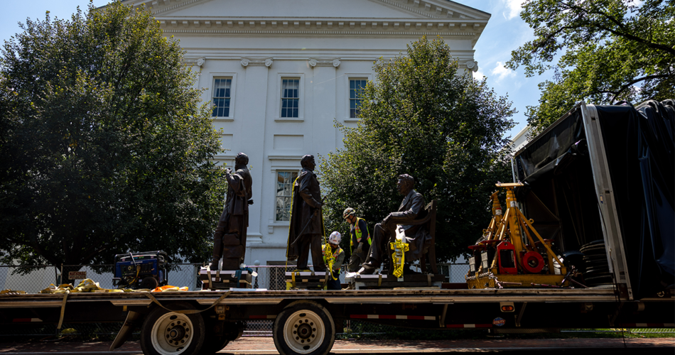 Hunter Holmes McGuire statue removed from Virginia capitol grounds