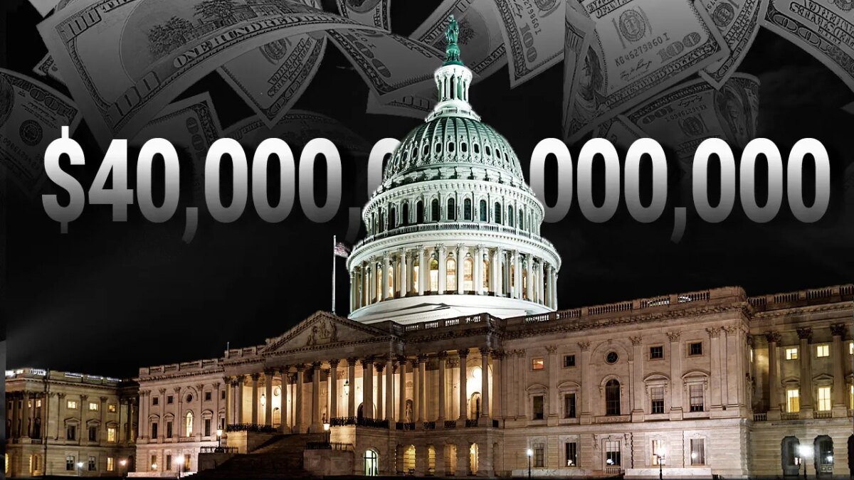 US national debt surpasses $40 trillion, debt-to-GDP ratio hits 124%