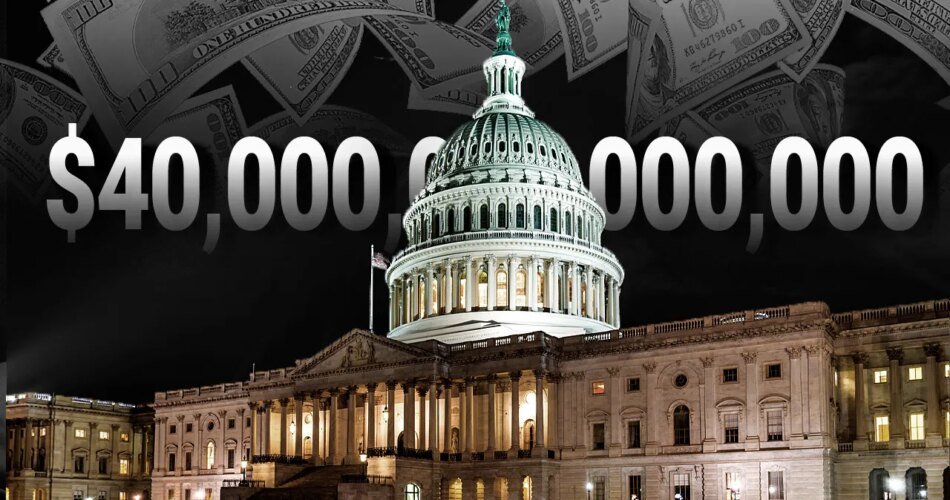 US national debt surpasses $40 trillion, debt-to-GDP ratio hits 124%