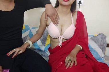 Stepmother and stepson share the bed Hard sex