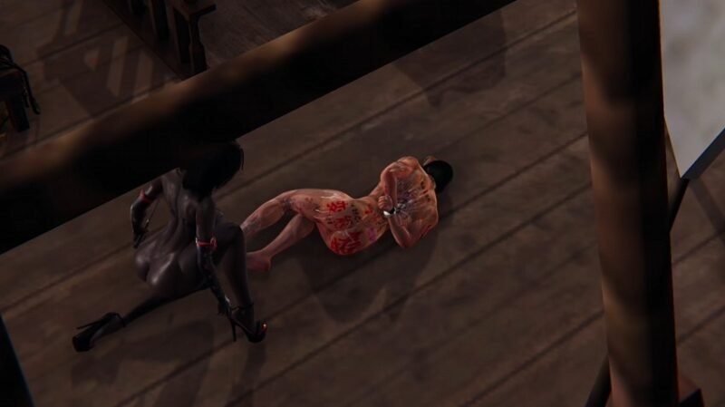 Ship Domination Black Futa Fills White Slave Sex